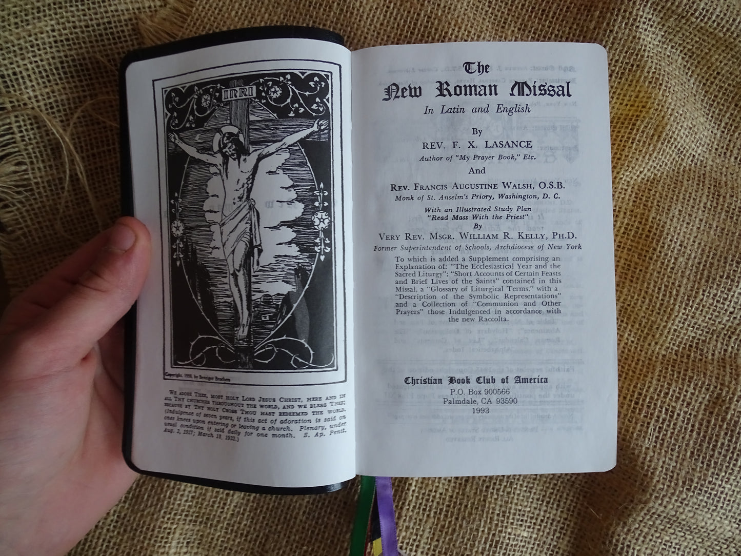 The New Roman Missal by Fr. Lasance